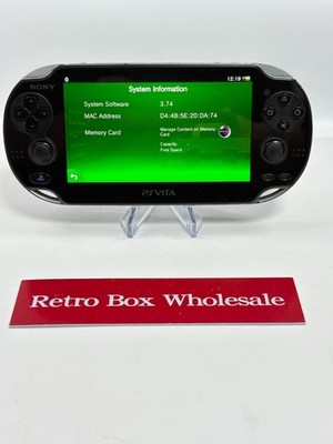 Sony PlayStation Vita PCH-1000 schwarzes Handheld-System PSVita 25525