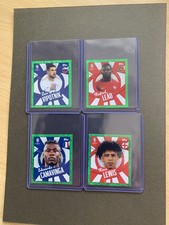 Topps Euro 2024 Sticker Job Lot Bundle - 4  Rare Green Starburst Parallels Mint 