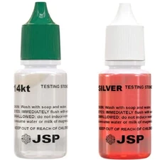 GOLD/SILVER Test Acid Tester Kit 14k and 999 .925 Sterling Jewelry Test Metal