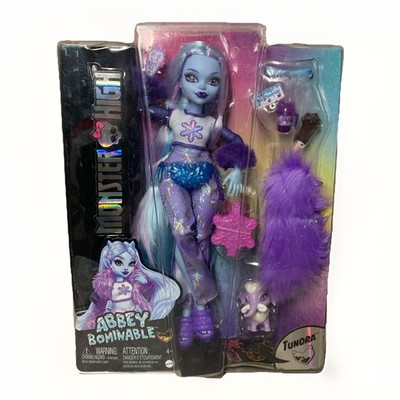Monster High   Abbey Bominable  Tundra    Puppe Neu Verpackung stark beschädigt