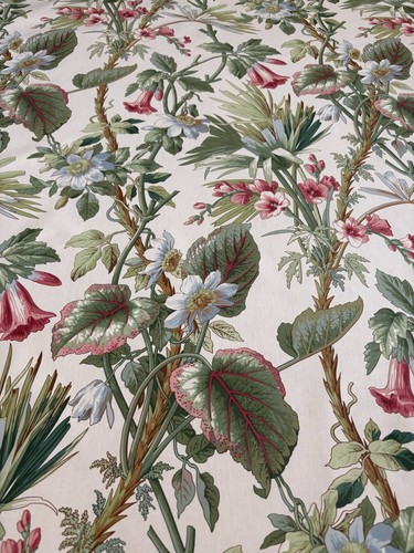 SCHUMACHER "PALMETTO GARDEN/Tropic" Multicolor exotic botanical-cotton-$356-5 YD - Picture 5 of 19