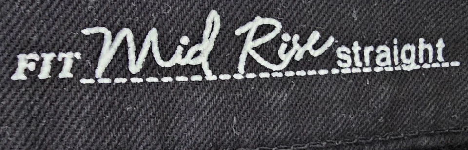 Pantalones de mezclilla para mujer Sonoma talla 12S 12 Petite tiro medio rectos NUEVO Foto 3 de 4