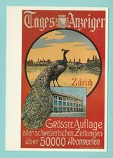 WERBUNG - FOTOGLOB ZÜRICH POSTKARTE NR. 1383