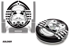 Skin Decal Wrap For iRobot Roomba 500/600 Series Vacuum Stickers  Kit troop