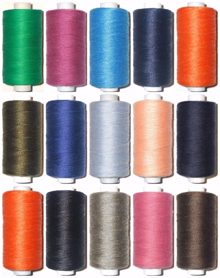 TOP QUALITY 50'S JEAN REPAIR THREAD, POLY/COTTON, 220MTR SPOOL, VARIOUS COLOURS - Image 2 of 2