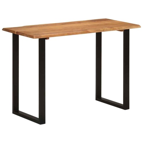 vidaXL Dining Table 110x50x76 cm Solid Wood Acacia - Picture 10 of 11