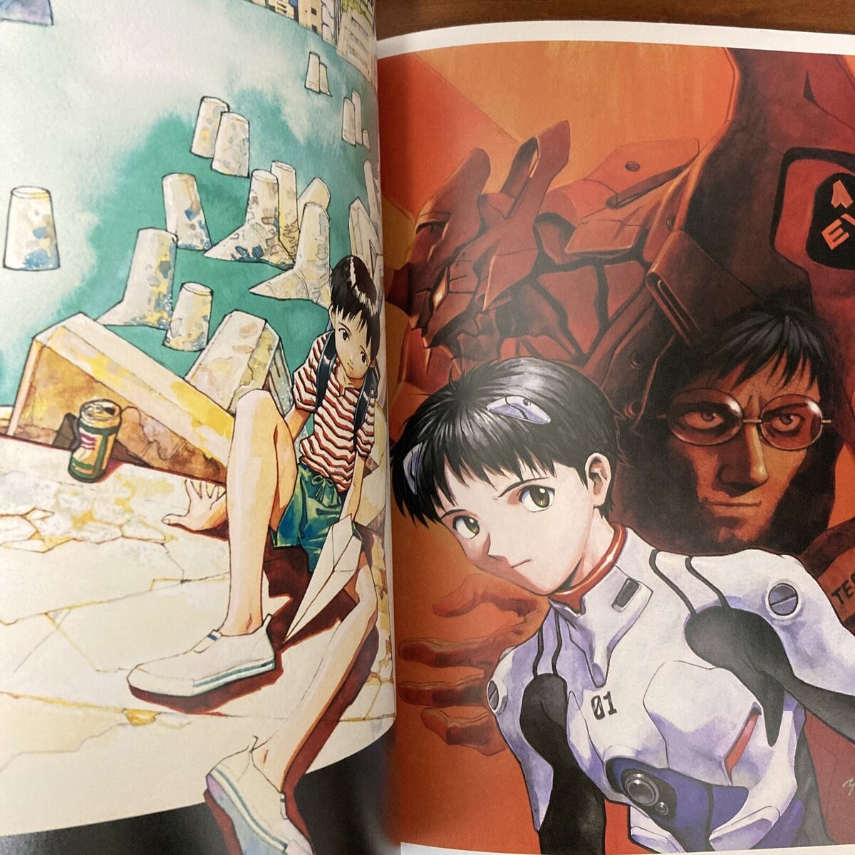 EVANGELION Yoshiyuki Sadamoto Art Book Der Mond Anime EVANGELION Yoshiyuki Sadamoto Art Book Der Mond Anime