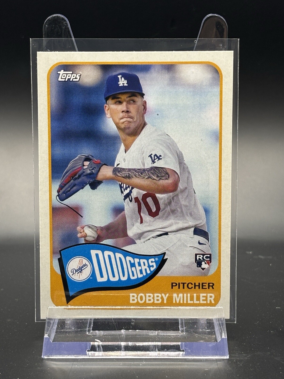 Bobby Miller 2023 Topps Archives #166 Rookie - DODGERS