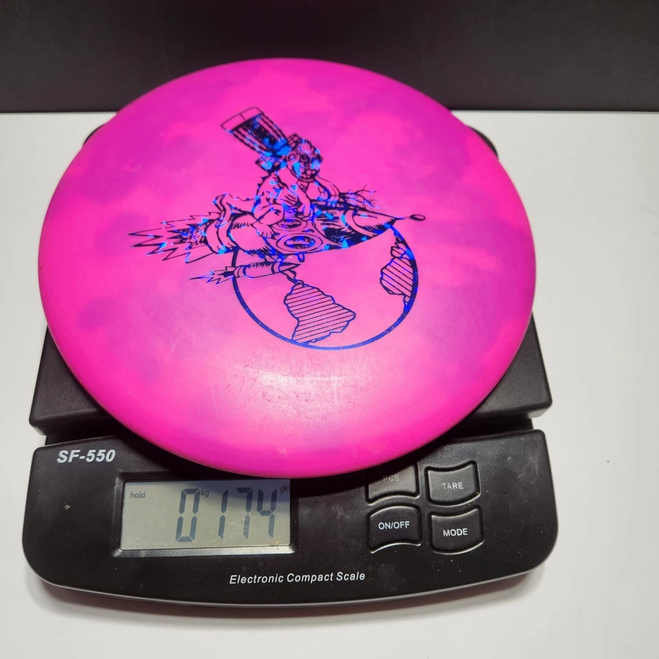 Innova DX Shark Disc Golf Neon Pink 4402 Monkey On A Rocket ≈175g  - Image 3 of 3
