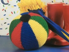 Home Printed Knitting Pattern - Ball Football Cuddly Soft Toy - 0026