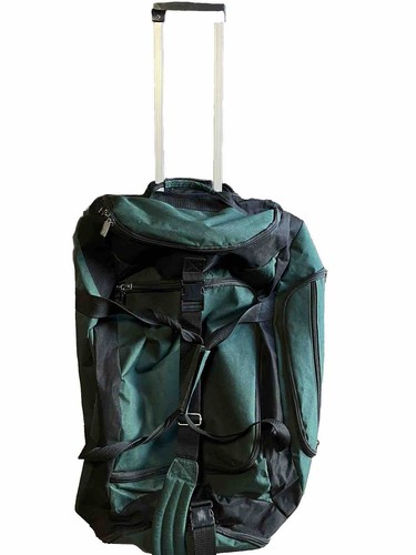 Masters Tournament Golf Rolling Duffel Bag Soft Suitcase w/Strap Green Augusta - Picture 4 of 24
