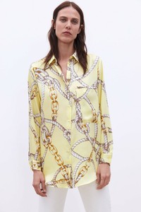 Chemisier jaune zara Clearance