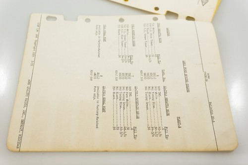 1955 Ford Acme Paints COLOR CHARTS Mixing Instruct + 2 Tone & Spring Color Lists - Picture 5 of 14