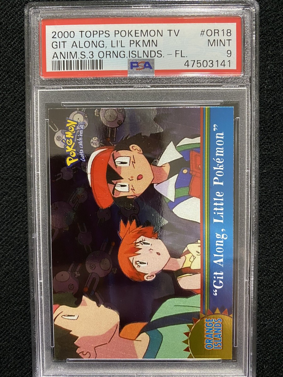 Topps Pokemon TV Orange Islands Git Along, Little Pokemon Foil