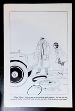 Print Ad 1920 Kelly Springfield Humor Cartoon Flat Tire Fellows Art