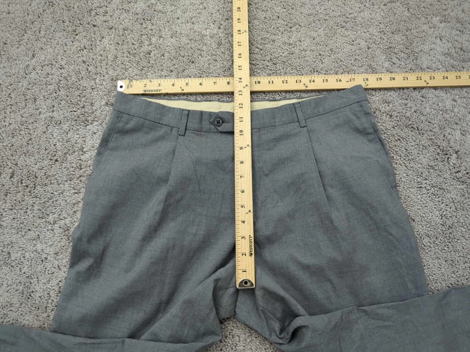 Daniel Cremieux x Loro Piana Dress Pants Mens 36R Gray 98% Wool - Image 2 of 4