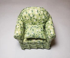 Vintage Doll House Dollhouse Miniature ARM Chair