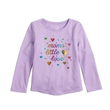 NWT  Girls 12m Jumping Beans Long-Sleeve Shirt 1000000497
