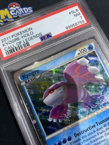Pokemon TCG Kyogre Call Of Legends SL6 With Swirl PSA 7 Near Mint. - Picture 3 of 4
