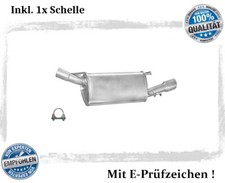 Endschalldämpfer für Opel Tigra 1.4, 1.6 16V Bj.94-00 Auspuff Schelle