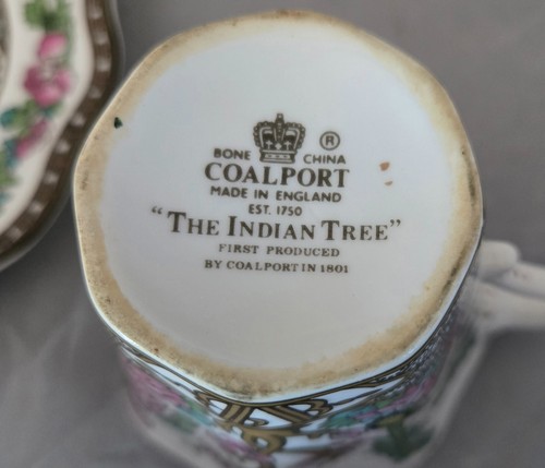 Coalport Indian Tree Side Plate & Teacup - Picture 4 of 4