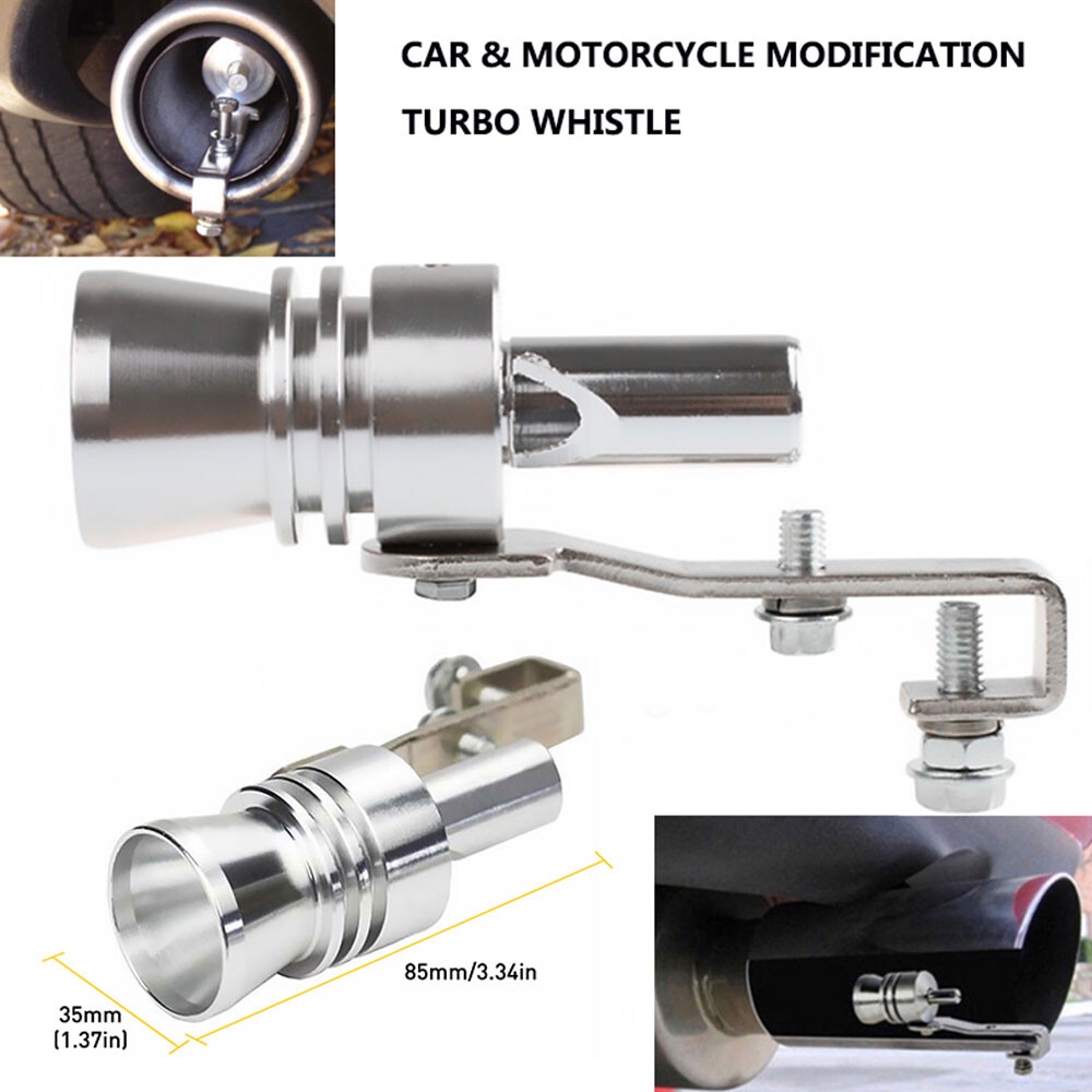 Car Accessories Blow Off Valve Noise Turbo Whistle Sound Simulator Muffler Tip