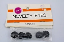 DIY Plush Stuffed Animal Dog Cat Solid / Button / Crystal Eyes Nose - CHOICE