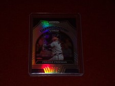 2022 Panini Prizm Championship Stage Prizms Silver Freddie Freeman