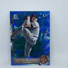 2022 BOWMAN DRAFT 1ST SAPPHIRE CHROME SF GIANTS WILLIAM KEMPNER #BDC-3