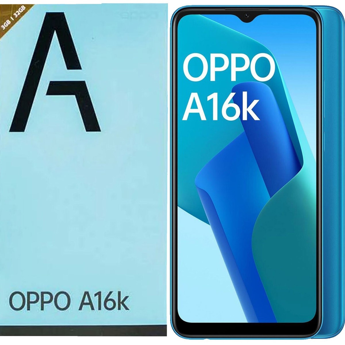 OPPO A16K 4G/LTE Blue 32GB + 3GB Dual-SIM Factory Unlocked