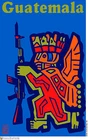 Political OSPAAAL POSTER.GUATEMALA Maya Inca Aztec.Cold war Revolution Art.am70