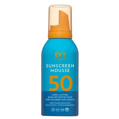 Evy Technology Sonnenschutz-Mousse LSF 50 (100ml) | KOSTENLOSER Expressversand