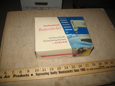 VTG PROFESSIONAL BUTTONHOLER FOR VERTICAL NEEDLE ZIG ZAG SEWING MACHINES SINGER