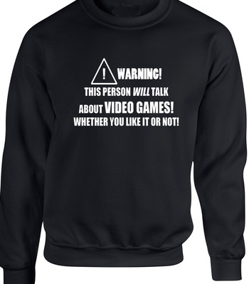 Videospiele Herren Sweatshirt - Lustig Hobby Convention PC Computer Konsole Gaming