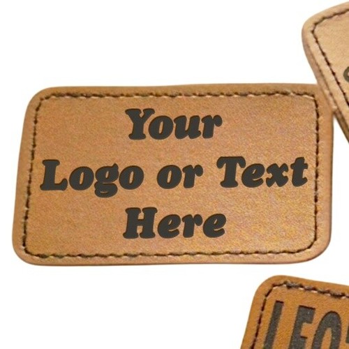 Personalized HAT PATCHES Self Adhesive Iron on Fabric PU Leather ADD CUSTOM LOGO - Picture 8 of 10