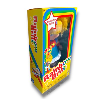 Rainbow Brite - Mattel - Poupée 23cm - Dress-up Rainbow Brite   Mattel   Poupee 23cm   Dress Up Rainbow Brite   Blondine Avec Cassette  Boite Allema P Image 530001 Grande