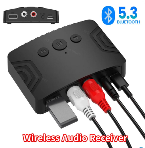 Récepteur Audio Bluetooth 5.3 3.5mm Jack AUX RCA U Disque USB Stéréo Musique - Photo 2/7