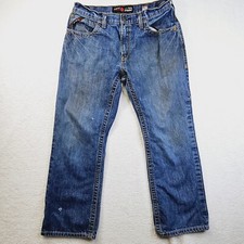 Ariat FR M5 CAT 2 Jeans Men's 34 X 30 Denim Slim Straight Leg Workwear Pants