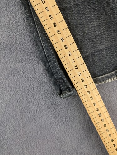 Jean Slim Selvedge Bonne Gueule Homme S Gris Bleu Dirtywash Stonewash Japan - Imagen 15 de 17