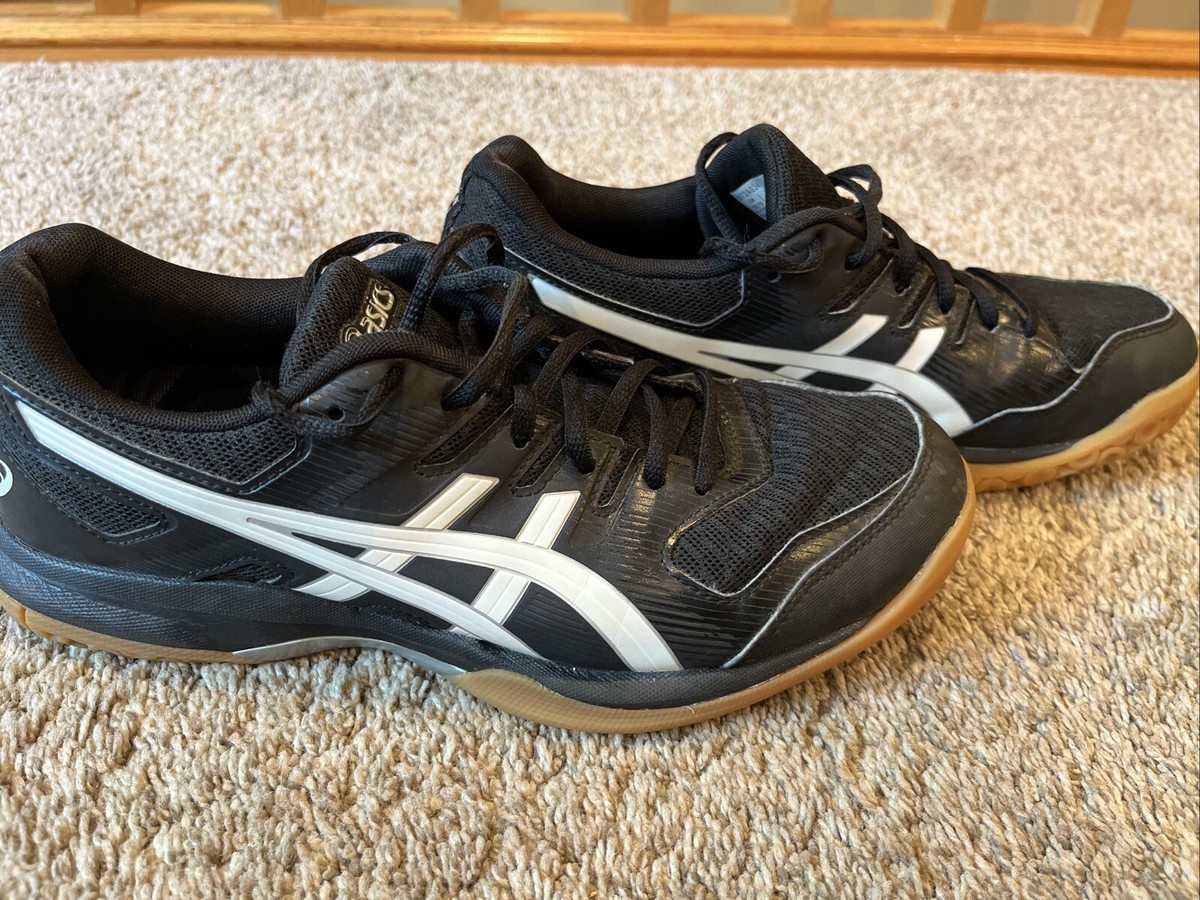 Asics Shoes Womens 9 Gel Rocket 9 Lace Up Sneakers 1072A034 Black