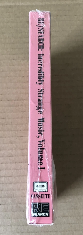 RE/SEARCH INCREDIBLY STRANGE MUSIC Volume 1 - Cassette Tape NEW!!! - Image 3 of 4