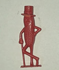 Red Vintage 1950s Planters Mr. Peanut Whistle, Rip 1916-2020 Highly Collectible