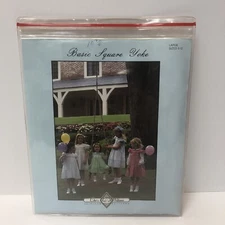 Chery Williams Sewing Pattern Basic Square Yoke Dress Sz 6-12 Uncut Heirloom NEW