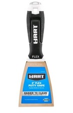 HART 3-inch FLEX PUTTY KNIFE GOLDEN STAINLESS-STEEL RUST-RESISTANT