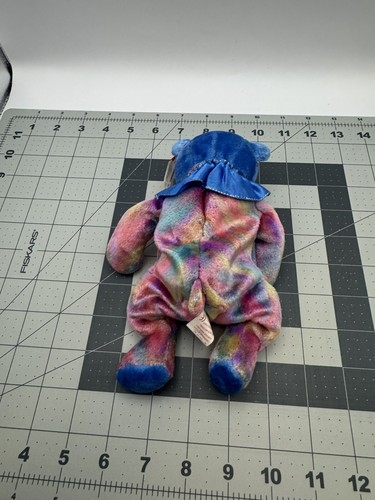 2001 TY BEANIE BABIES SEPTEMBER SAPPHIRE BIRTHSTONE NOSE BEAR With Tags - Picture 2 of 3