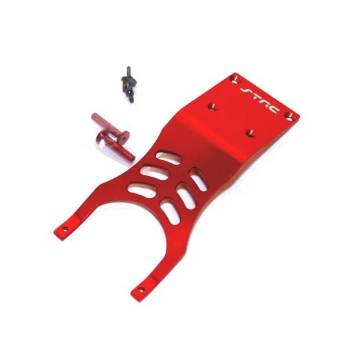 STRC Slash Red Alum ST5837R Skid Plate & ST3636R Front Knuckles - Image 2 of 4