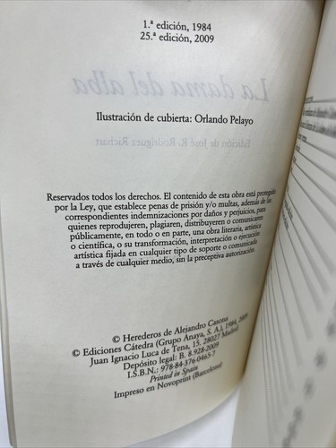 La Dama Del Alba, Alejandro Casona Edited by Juan Rodriguez-Richart Spanish - Picture 4 of 6
