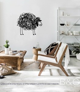 sheep wall art nursery