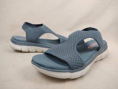 skechers knit cutout sport sandals
