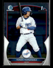 2023 Bowman #BCP-138 Yeiner Fernandez Chrome Prospects